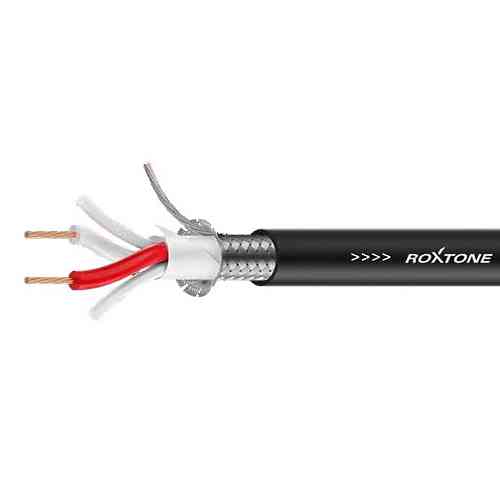 Спикерный кабель в бухте Roxtone DMX025/200 Black  #1 - фото 1