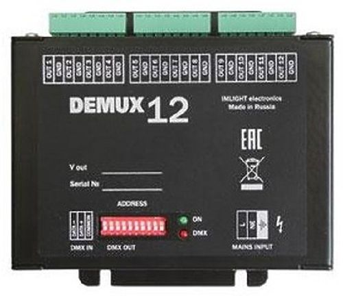 Контроллер и пульт DMX Imlight DEMUX 12  #1 - фото 1