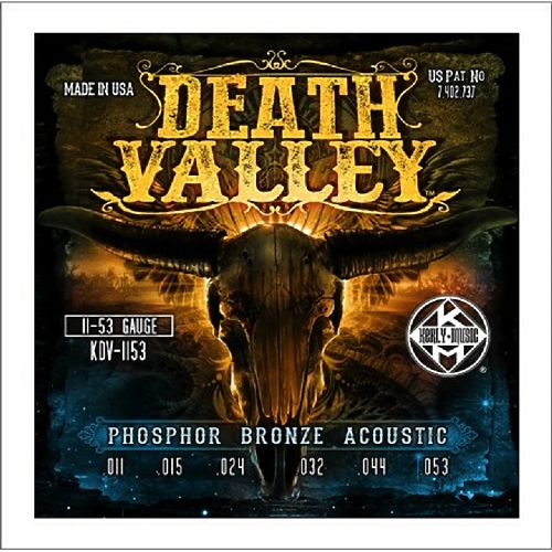 Струны для акустической гитары Kerly KDV-1153 Death Valley Phosphor Bronze Tempered  #1 - фото 1