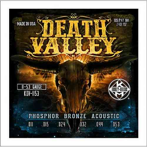 Струны для акустической гитары Kerly KDV-1153 Death Valley Phosphor Bronze Tempered  #1 - фото 1