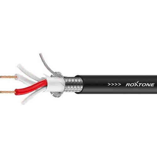 Спикерный кабель в бухте Roxtone DMX025/100 Black  #1 - фото 1