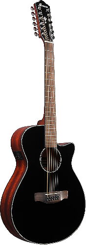 Электроакустическая гитара Ibanez AEG5012-BKH  #3 - фото 3