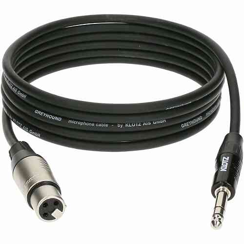 Микрофонный кабель Klotz GRG1FP01.5 GREYHOUND  #1 - фото 1