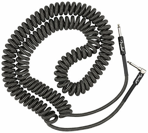 Инструментальный кабель Fender Professional Coil Cable 30' Gray Tweed #1 - фото 1