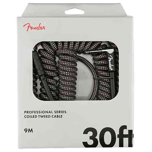 Инструментальный кабель Fender Professional Coil Cable 30' Gray Tweed #2 - фото 2