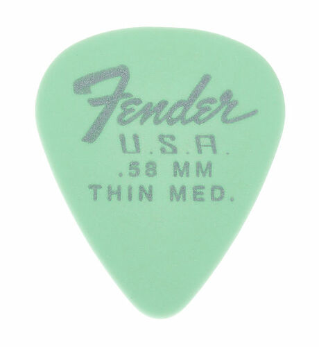 Медиатор Fender 351 DURA-TONE .60 12 PK SFG  #1 - фото 1