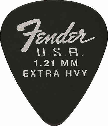 Медиатор Fender 351 DURA-TONE 1.21 12 PK BLK  #1 - фото 1