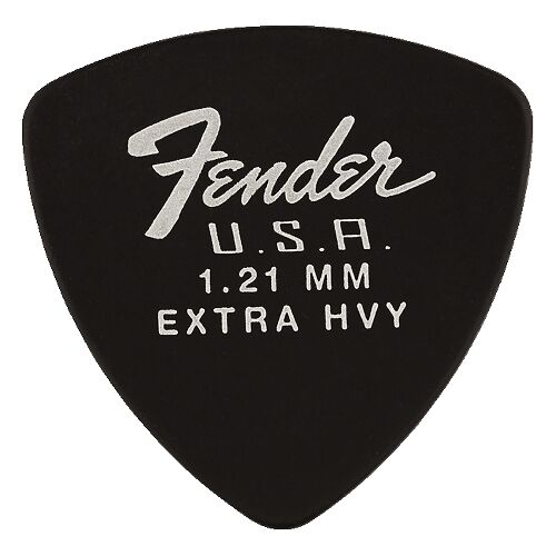 Медиатор Fender 346 DURA-TONE 1.21 12 PK BLK  #1 - фото 1