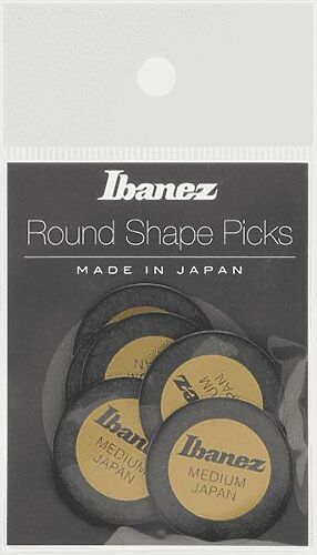 Медиатор Ibanez Round Shape PPA1M-BK  #1 - фото 1