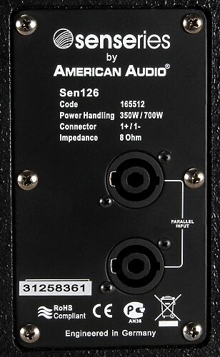 Активная акустическая система American Audio Sense 12 speaker  #2 - фото 2