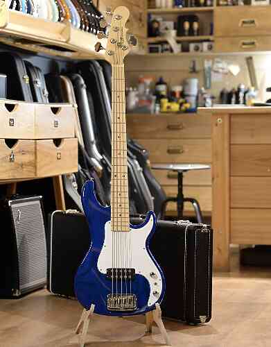 Бас-гитара G&L Kiloton 5 Clear Blue MP  #1 - фото 1