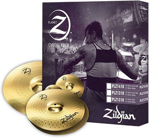 Комплект тарелок для ударных Zildjian ZP1316 PLANET Z 3 CYMBAL PACK (13/16)  #1 - фото 1