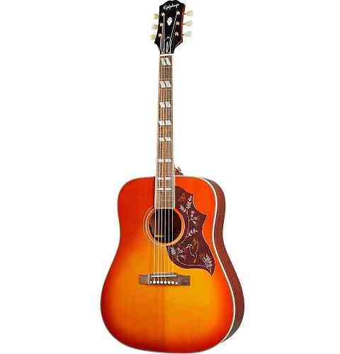 Электроакустическая гитара Epiphone Hummingbird Aged Cherry Sunburst  #2 - фото 2