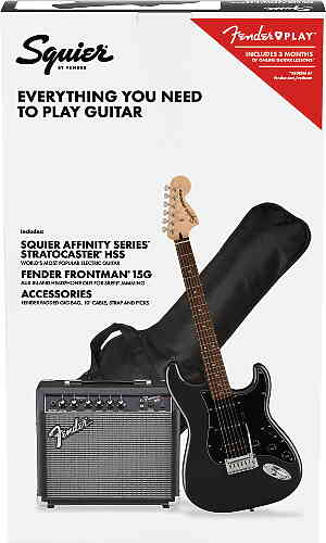 Электрогитара Fender SQUIER Affinity Stratocaster HSS Pack LRL CFM #6 - фото 6
