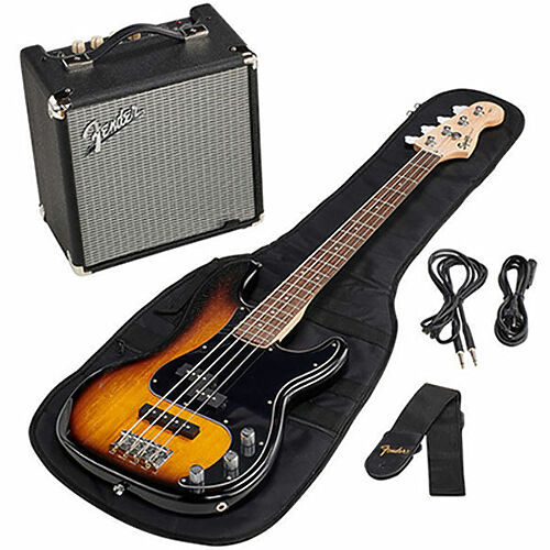 Бас-гитара Fender SQUIER Affinity Precision Bass PJ Pack LRL 3TS #1 - фото 1