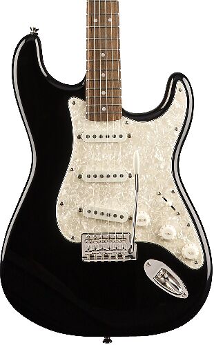 Электрогитара Fender SQUIER CV 70s STRAT LRL BLK #1 - фото 1
