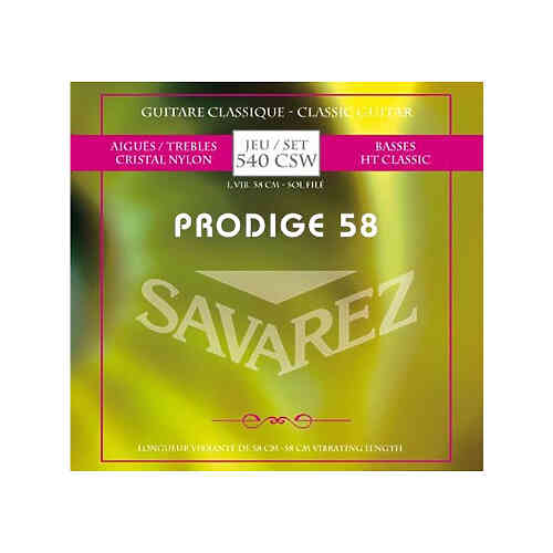 Струны для классической гитары Savarez NEW CRISTAL HT CLASSIC Prodige SAVAREZ 540 CS  #1 - фото 1
