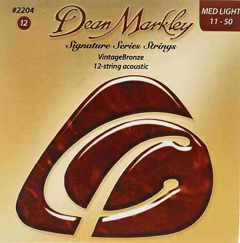 Струны для акустической гитары Dean Markley DM2204 Vintage Bronze #1 - фото 1