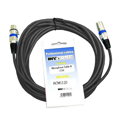 Микрофонный кабель INVOTONE ACM1115/BK #1 - фото 1