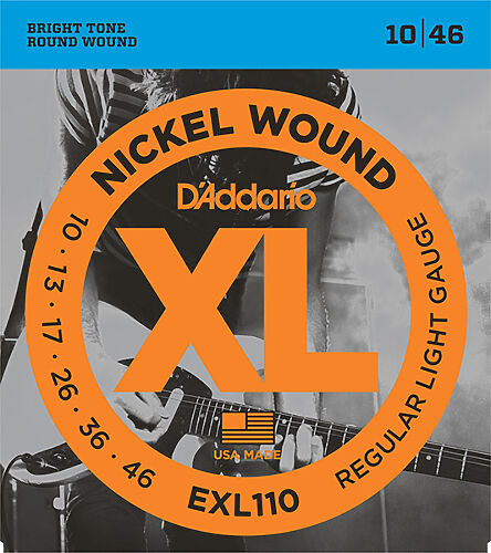 Струны для электрогитары D`Addario EXL110 XL NICKEL WOUND #1 - фото 1