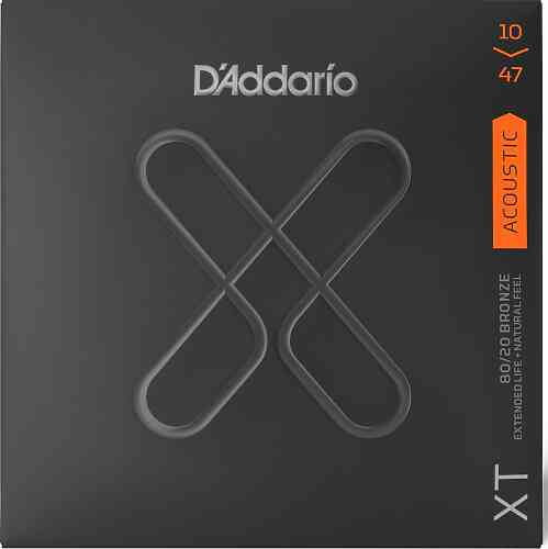Струны для акустической гитары D'Addario XTABR1047 XT  #1 - фото 1