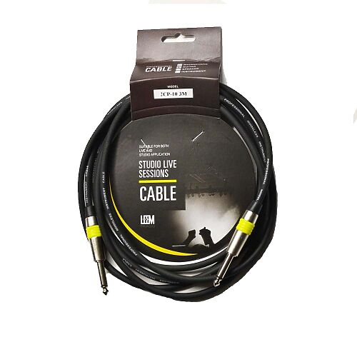 Инструментальный кабель LEEM 2CP-10   #1 - фото 1
