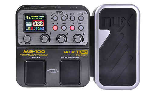 Процессор для электрогитары NUX MG-100 - Гитарный процессор эффектов #1 - фото 1