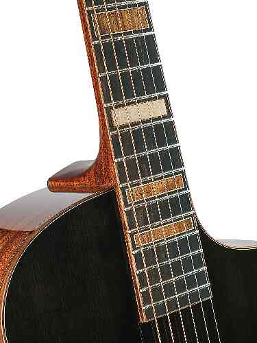 Электроакустическая гитара Cort Modern-Black-WCASE-TBK Masterpiece Series  #11 - фото 11