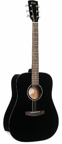 Акустическая гитара Cort Earth60-BK #1 - фото 1