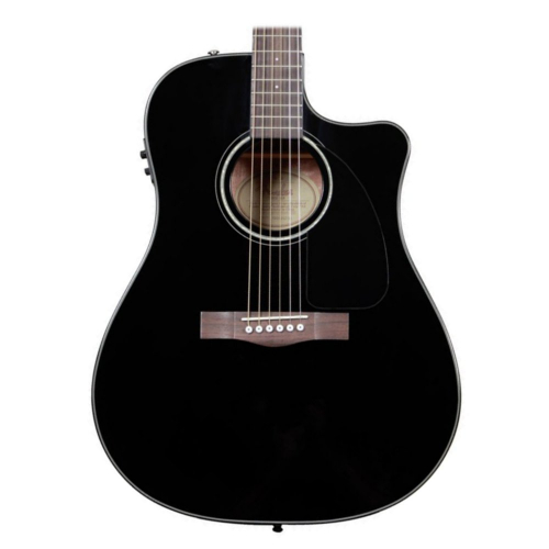 Электроакустическая гитара Fender CD-60CE BLACK #2 - фото 2
