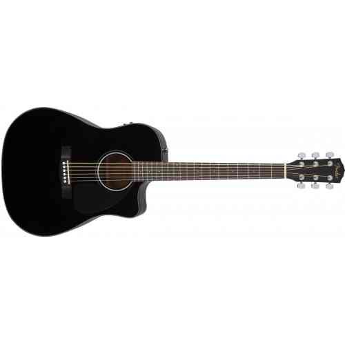 Электроакустическая гитара Fender CD-60CE BLACK #3 - фото 3