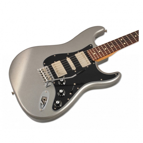 Электрогитара Fender BLACKTOP STRAT HSH RW TITANIUM SILVER #3 - фото 3