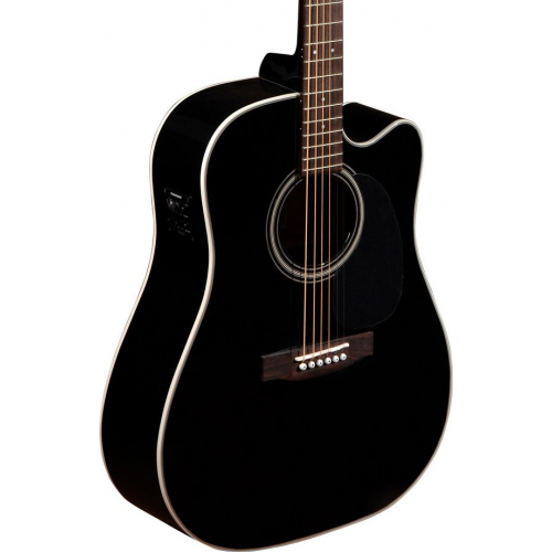 Электроакустическая гитара Sigma DMC-1STE-BK #3 - фото 3